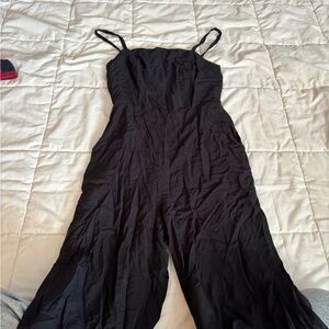 Old Navy Black Spaghetti Strap Jumpsuit